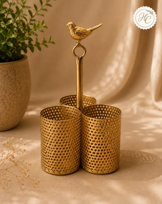 Bird Cutlery Holder (Wrought Iron)