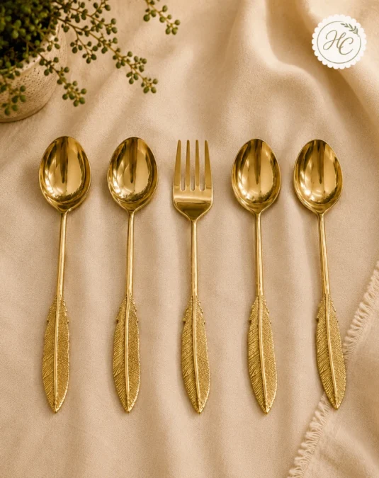 Feather Serving Spoon Set
