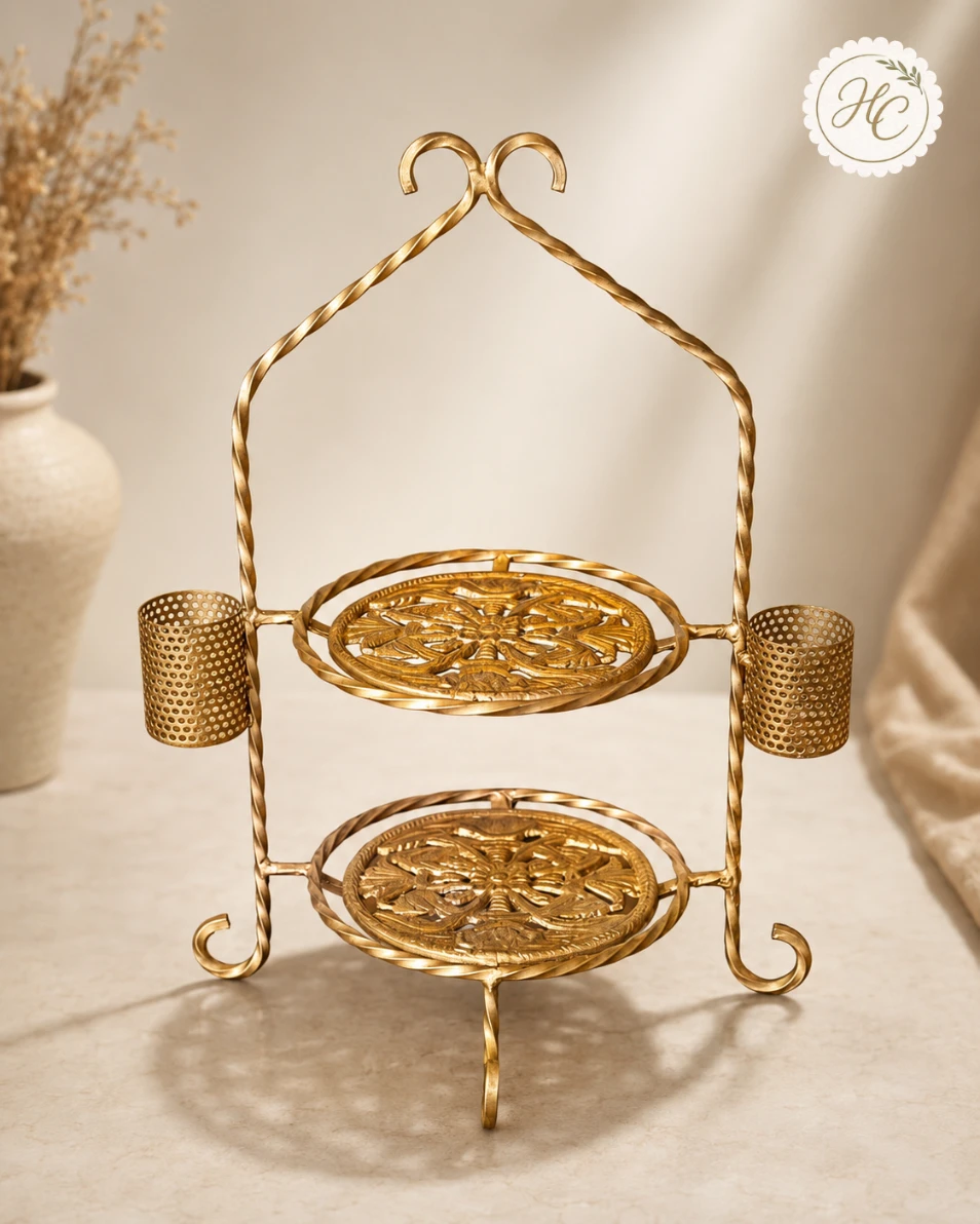 Wrought Iron Buffet Caddy