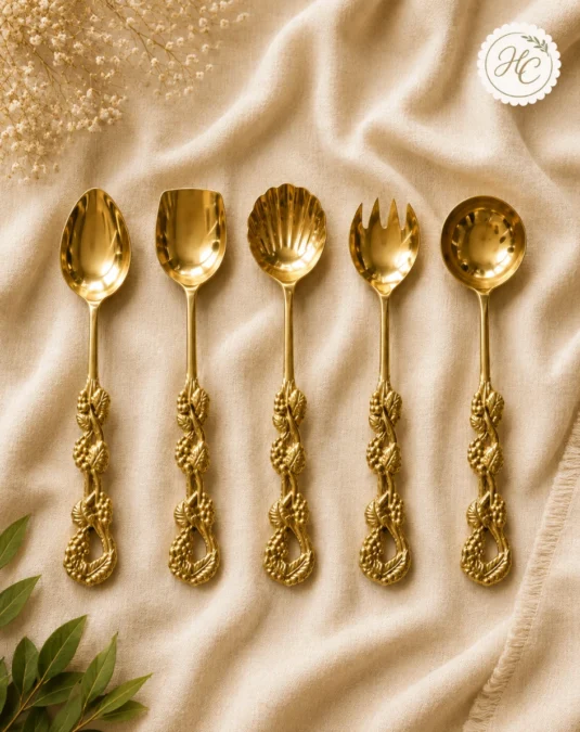 Grape Vine Serving Spoon Set