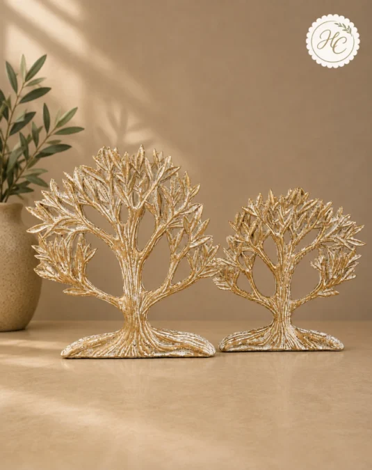 Tree of Life Sculpted Decor Set (Pair)