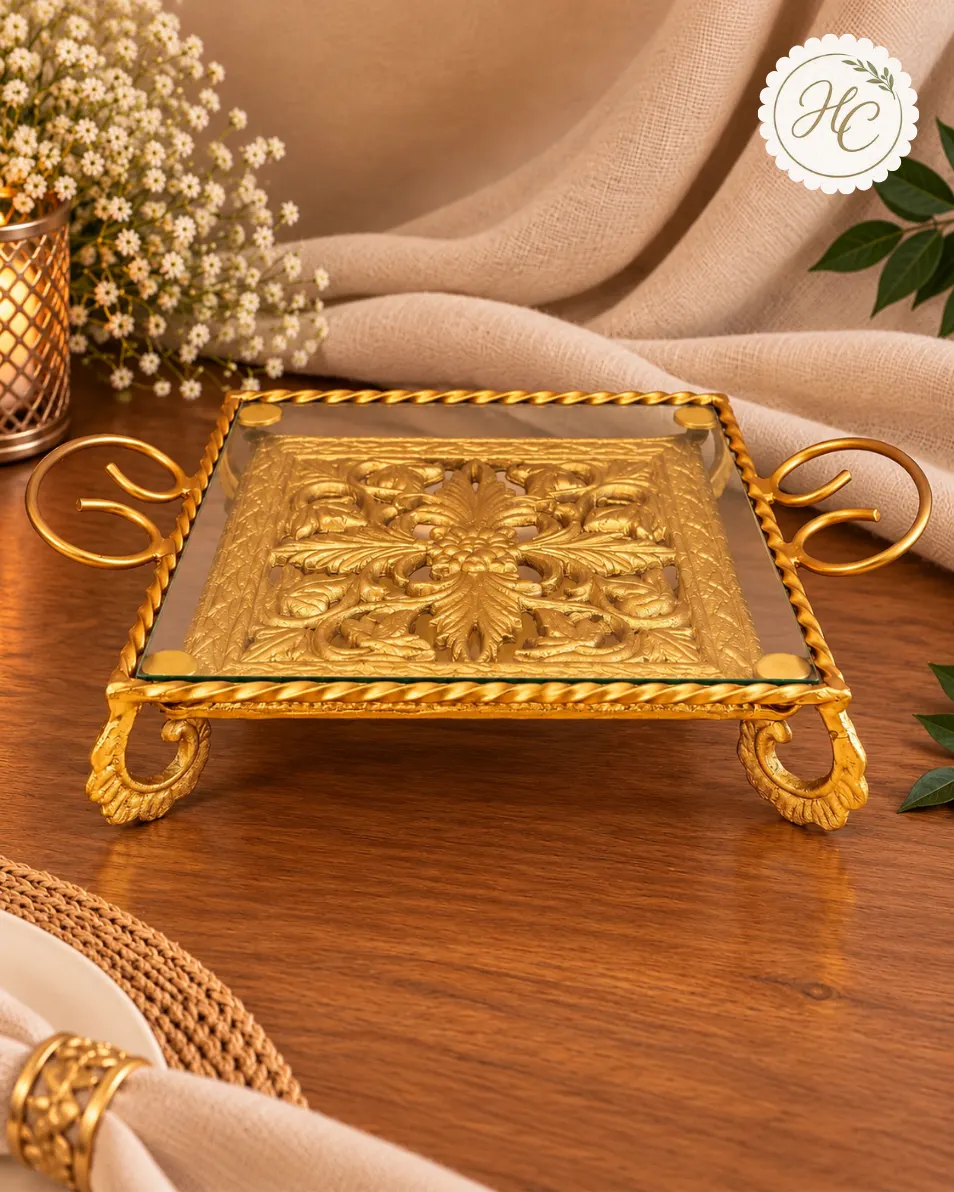 Regal Gold Square Platter - Image 2