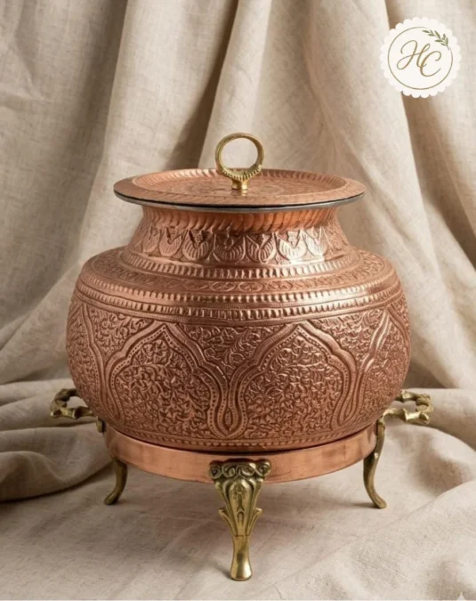 Copper Daig with Stand