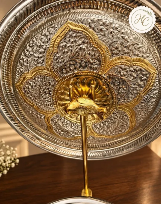 Brass two-Tone Handi
